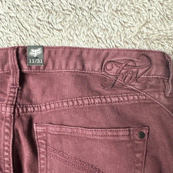 Fox Racing Women’s Ripper Jeggings  Burgundy Size 11/31 New $79.50 - Picture 10 of 16